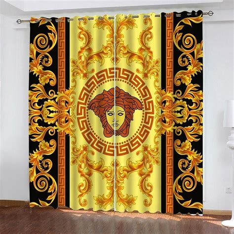 luxury versace curtains.